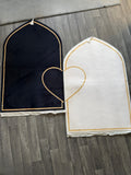 Personalised Couple Prayer Mats – Heart Design