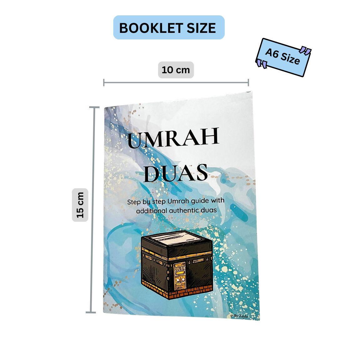 Umrah Guidebook & Dua Cards: Pocket-Size Islamic Pilgrimage | Umrah Guide Book – Umrah Cards with Lanyard – Includes Duas and Supplications