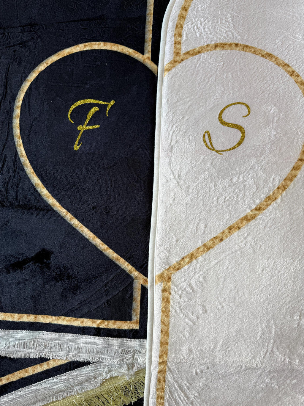 Personalised Couple Prayer Mat Set