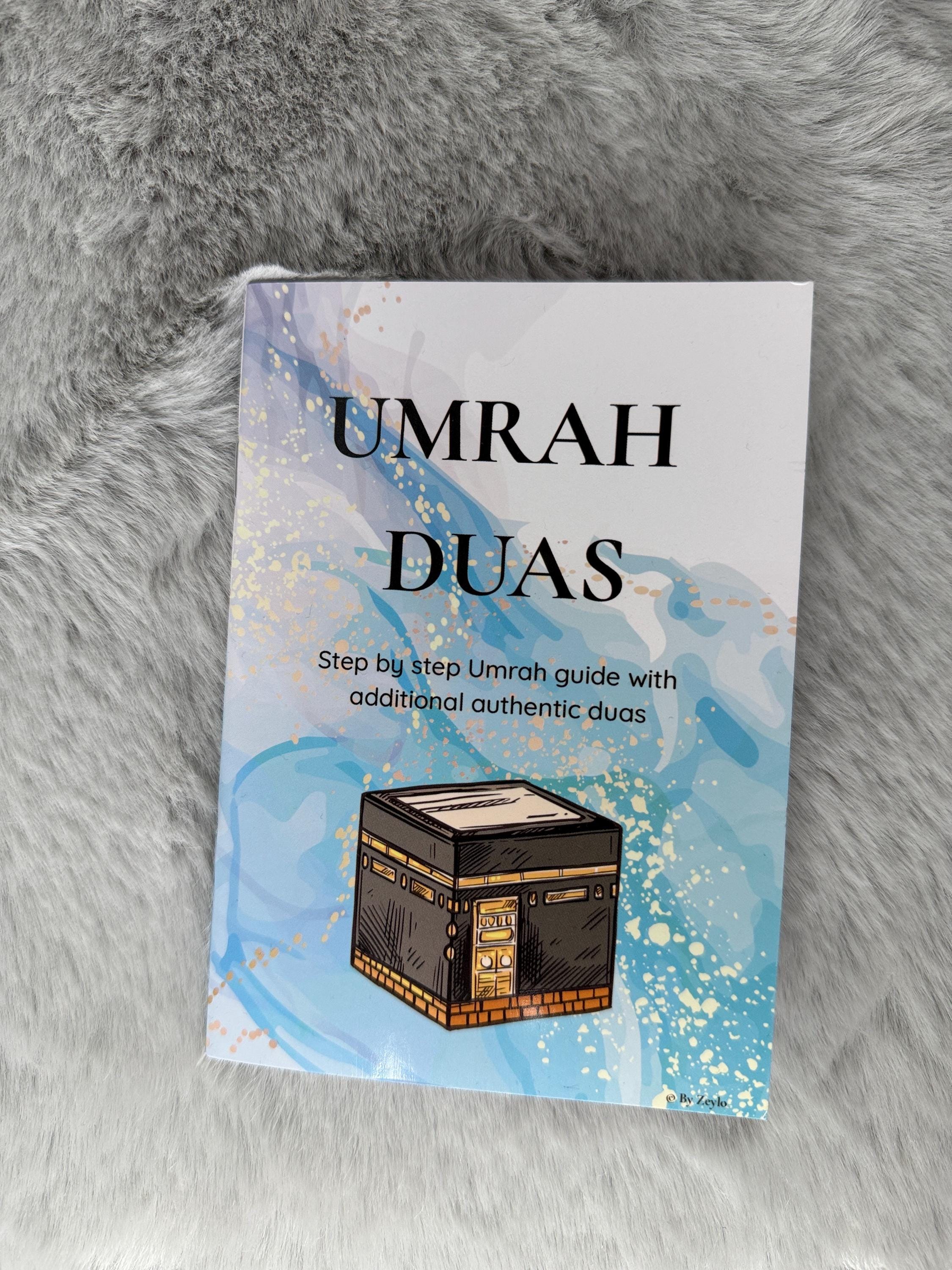 Umrah Guidebook & Dua Cards: Pocket-Size Islamic Pilgrimage | Umrah Guide Book – Umrah Cards with Lanyard – Includes Duas and Supplications