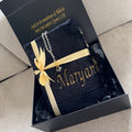 Luxury Personalised Embroidered Prayer Mat Set | Custom Name Islamic Prayer Mats | Nikah, Wedding & Eid Gift
