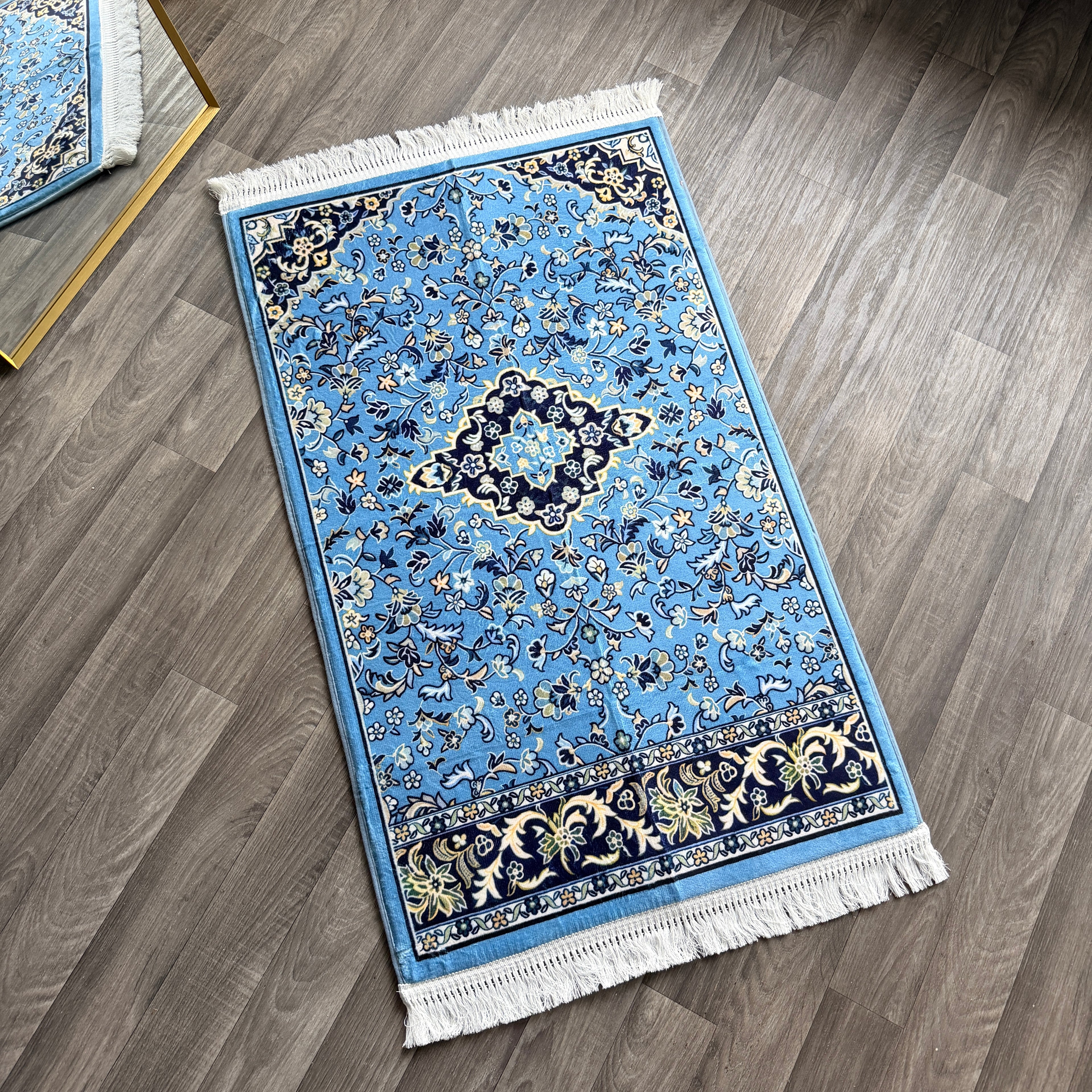 Prayer Mat | Salah Mat | Rawdah Design | Sajadah | Cushioned | Islamic Gift | Eid | Ramadan | Umrah Gift | Luxury and Premium