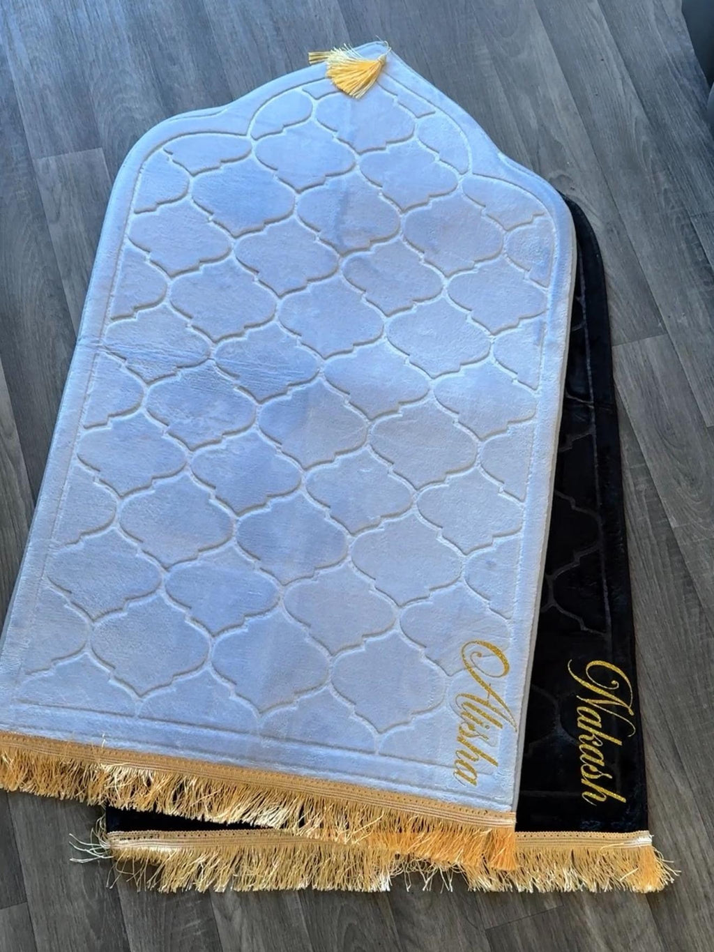 Single Personalised Prayer Mat – Soft Padded Luxury Salah Mat