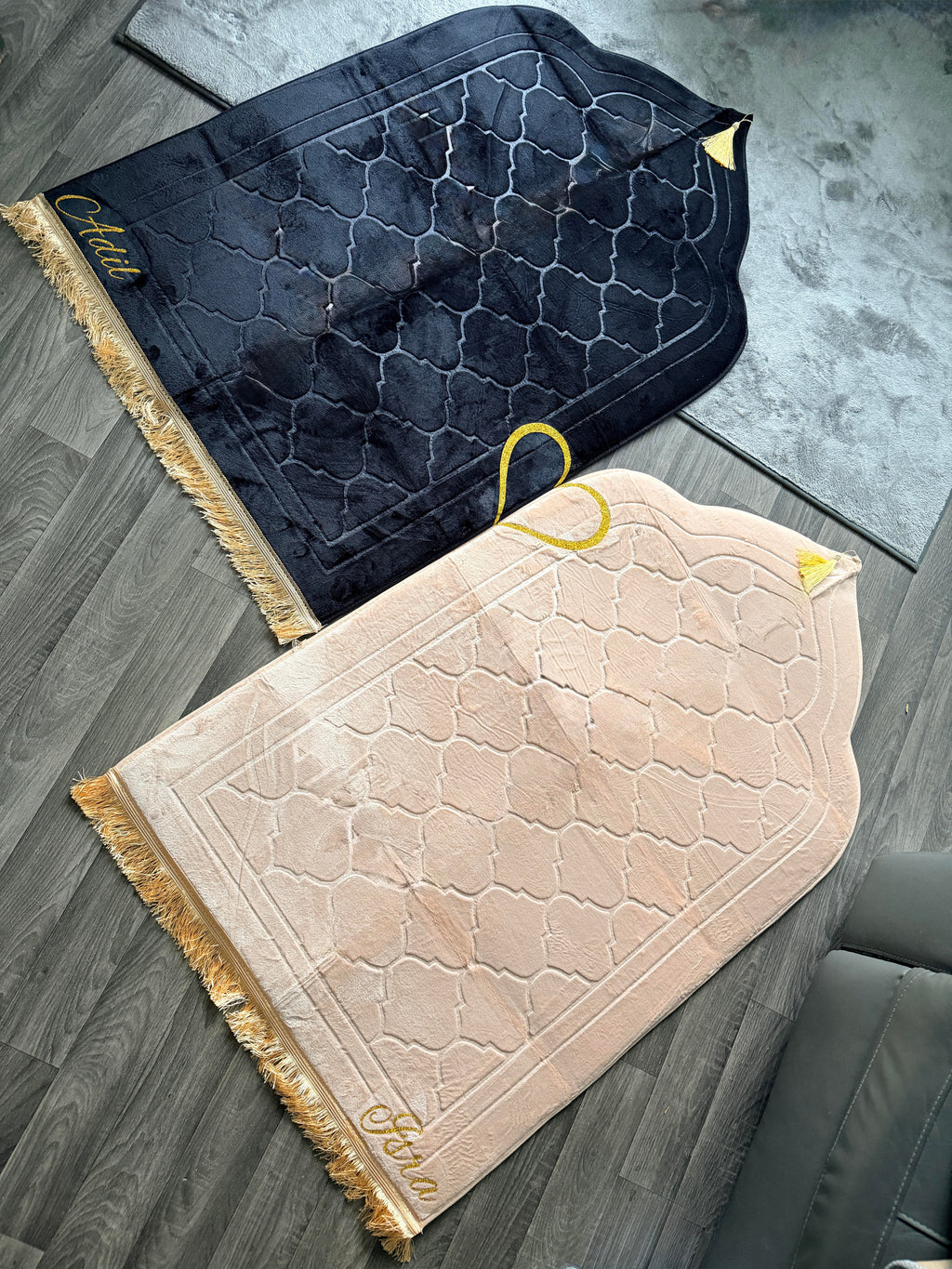 Personalised Couple Prayer Mat Set