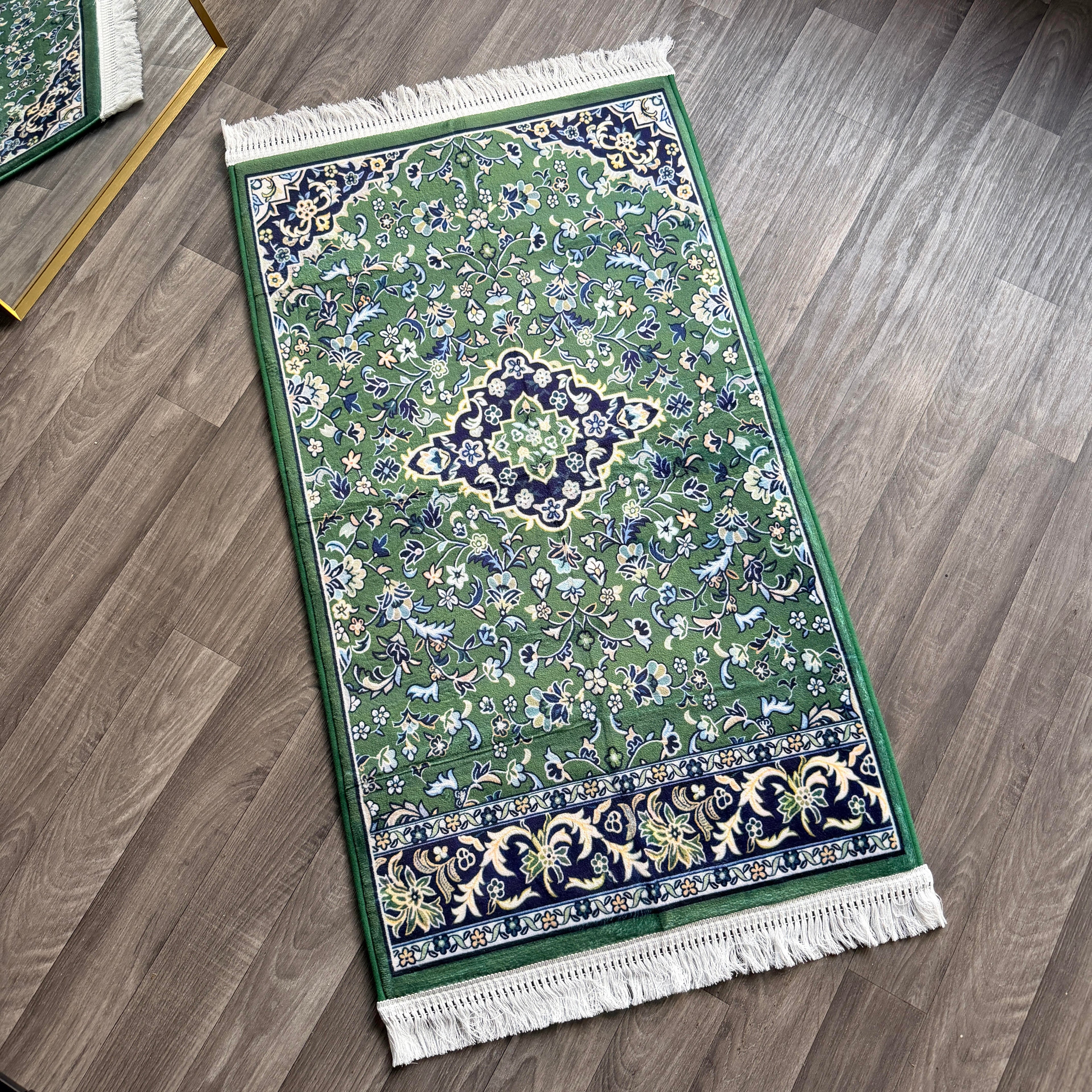 Prayer Mat | Salah Mat | Rawdah Design | Sajadah | Cushioned | Islamic Gift | Eid | Ramadan | Umrah Gift | Luxury and Premium